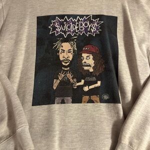 Suicideboys x beavis and butthead Crew Neck